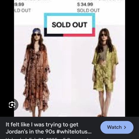 *LAST CHANCE* H&M The White Lotus Patterned one-shoulder bikini top NWT - Picture 4 of 11